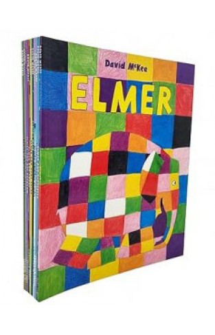 Elmer 10 Book Pack Elmer Elmer and the Butterfly Elmer and the Monster Elmer and the Flood Elmers Walk Elmer and Aunt Zelda Elmer and Snake Elmer and the Rainbow Elmer and the Whales Elmer and the Hippos 